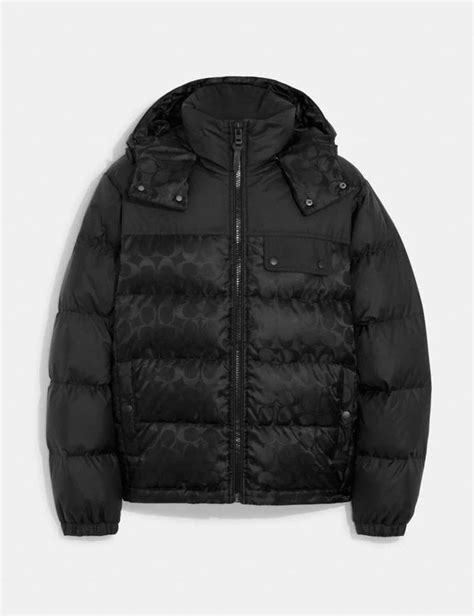 coach puffer jacket